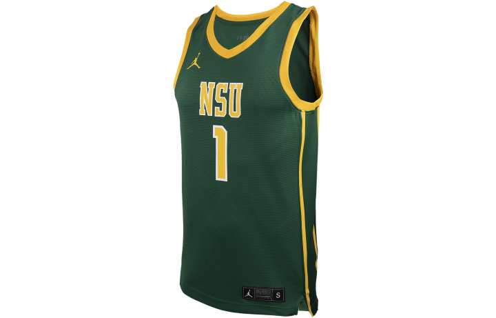 Nike Nike Basketball Jerseys Men's Green Moderate Straight Fit
