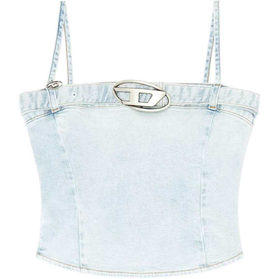DIESEL Diesel De-Lucy-S denim tank top