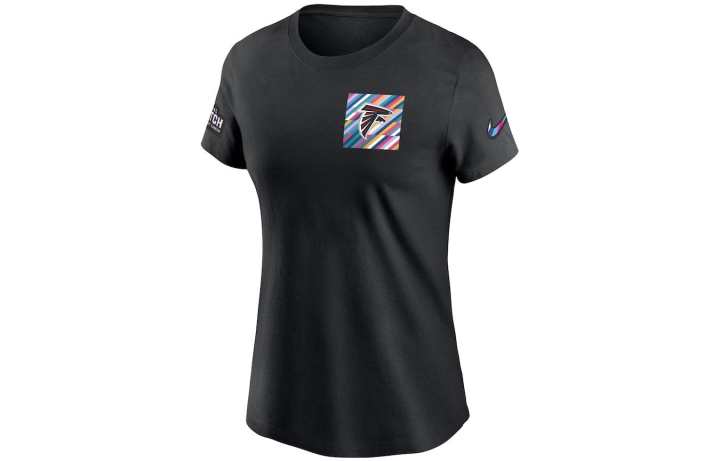 Nike Nike T Shirts Women's Black Crew Neck Moderate Straight Fit