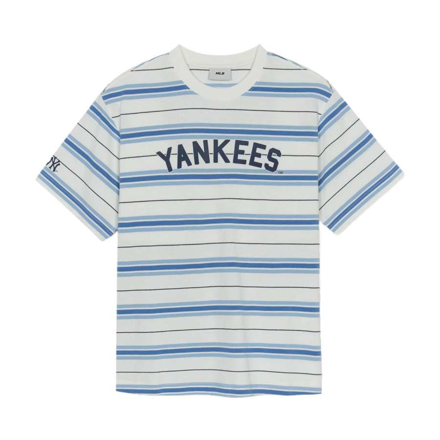 MLB New York Yankees Overfit T Shirt Women's Cream