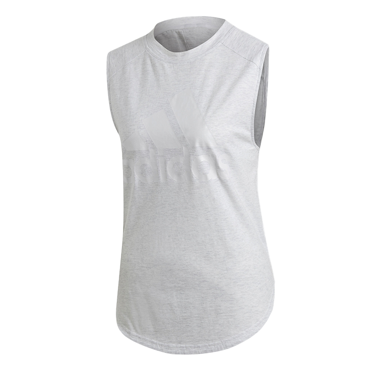 Adidas Adidas Tank Tops Women's White Crew Neck Moderate Other