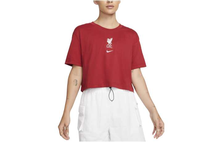 Nike Nike Drop Shoulder Sleeve T Shirt Women's Red