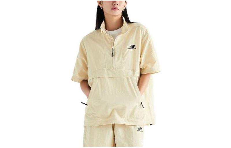 New Balance New Balance T Shirts Women's Beige Moderate Straight Fit