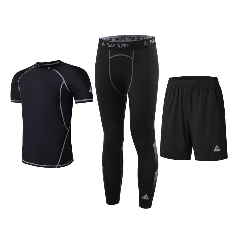 PEAK PEAK Fitness Sets Men's Crew Neck Thin