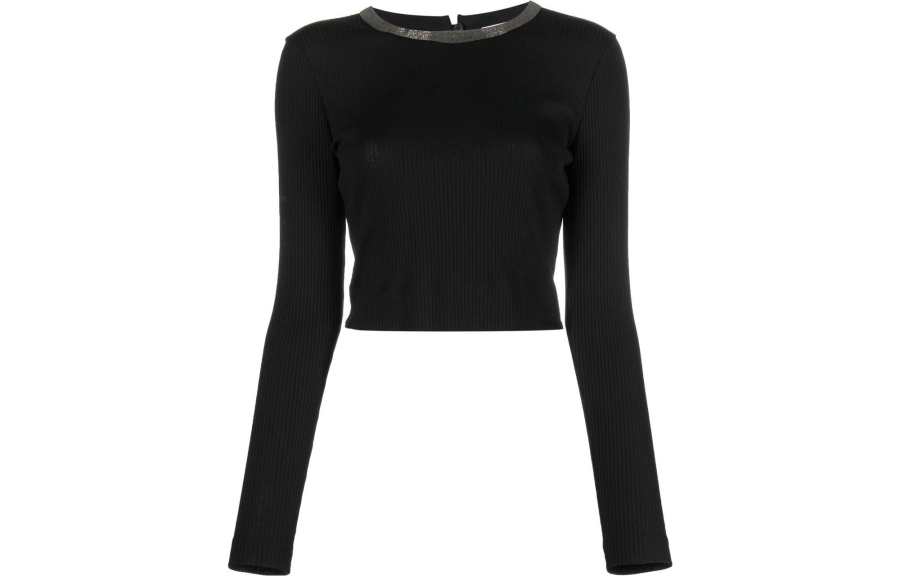 Brunello Cucinelli Monil Chain Long Sleeved Jumper