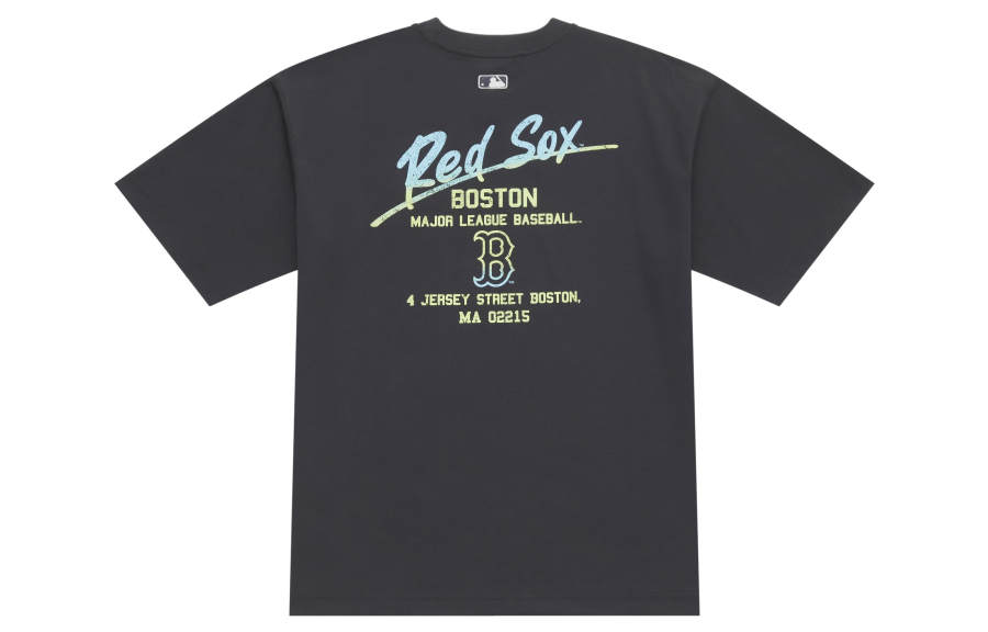 MLB MLB Boston Red Sox Basic Collection SS25 T Shirt Unisex Charcoal Gray