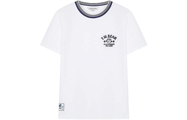 Teenie Weenie T Shirts Women's Crew Neck Moderate Straight Fit