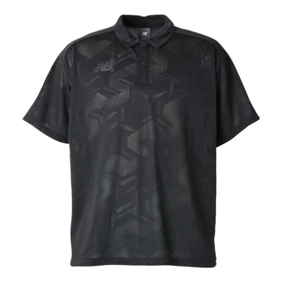 New Balance New Balance Black Out Polo Shirt Men's Black