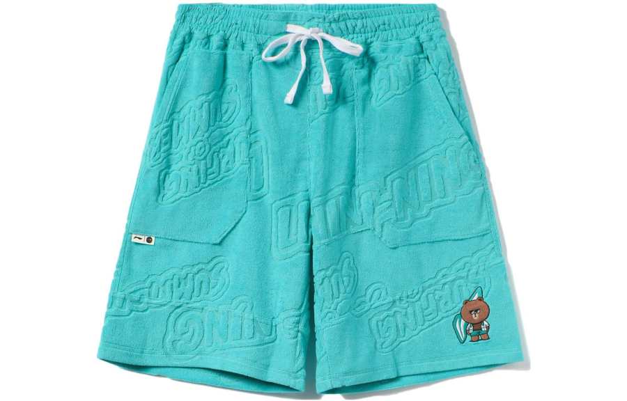 Li-Ning Li Ning Sports Fashion Collection Sports Shorts Unisex Ice Porcelain Green