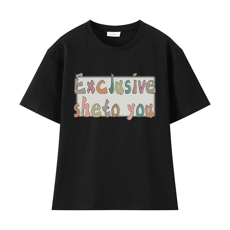 DUSHILIREN Drop Shoulder Sleeve T Shirt Women's