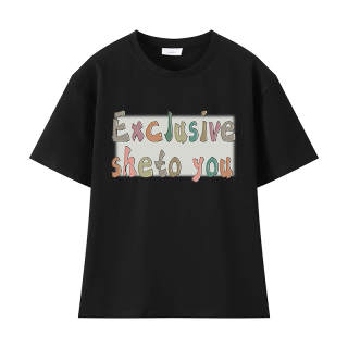 DUSHILIREN Drop Shoulder Sleeve T Shirt Women's