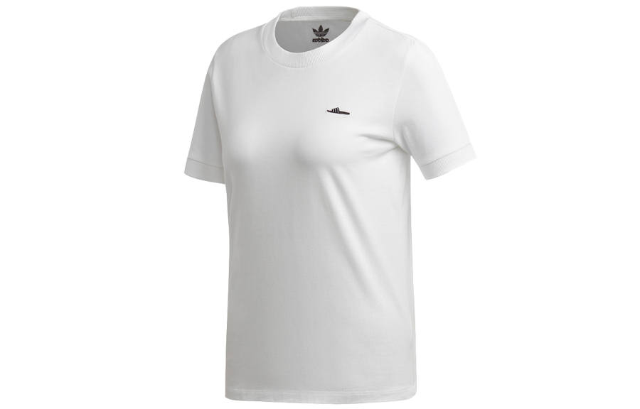 Adidas Originals T Shirts Women's White Crew Neck Moderate Other