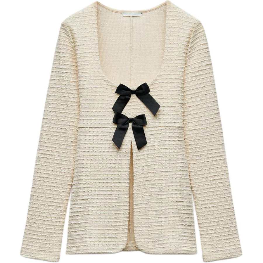 ZARA T Shirt Women's Nude/Beige