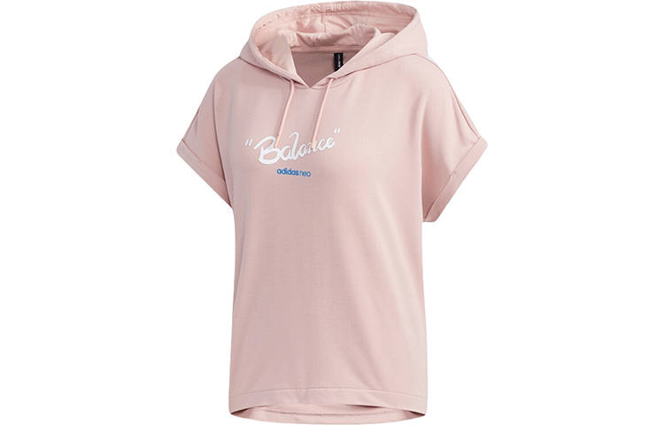 Adidas Neo Set in Sleeve T Shirt Women's Vibrant Pink