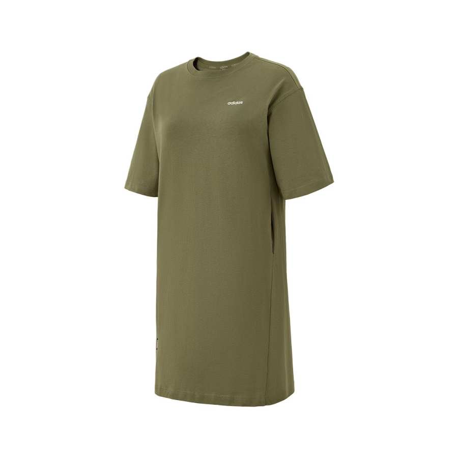 Adidas Adidas T Shirts Women's Green Crew Neck Moderate