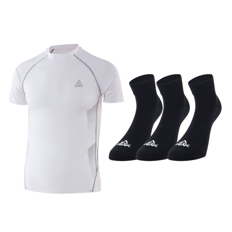 PEAK PEAK Fitness Sets Men's Crew Neck Thin