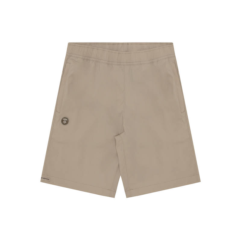 Aape Aape Moonface logo-patch shorts
