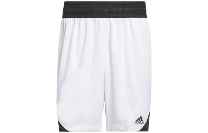 Adidas Adidas Basketball Shorts Men's Black/White Moderate Straight Fit Pants