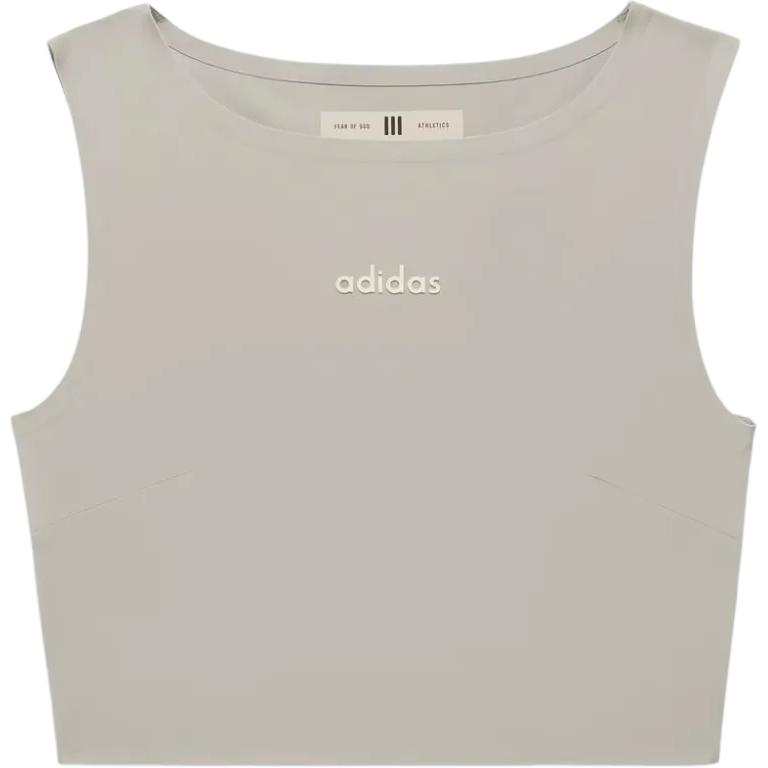 Adidas Fear Of God Athletics Women'ss Crop Tank Sesame