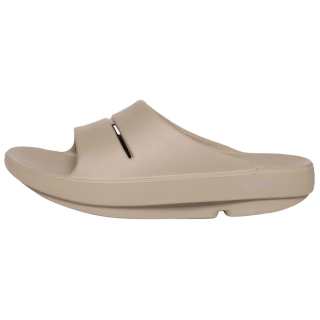 OOFOS Cushioning Slide Slippers Unisex Khaki Brown