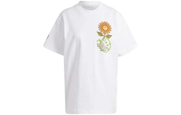 Adidas Adidas T Shirts Women's White Crew Neck Moderate Other