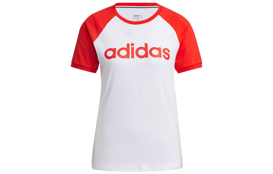 Adidas Neo Raglan Sleeve T Shirt Women's White