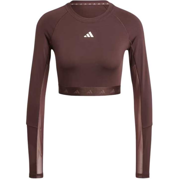Adidas Adidas Free Shipping With AdiClub Hyperglam Training Cropped Long Sleeve Tee