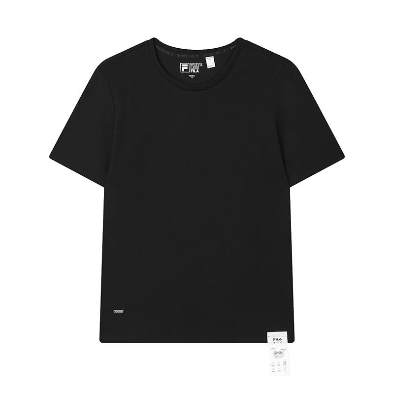 FILA WHITE T Shirt Women's Jet Black