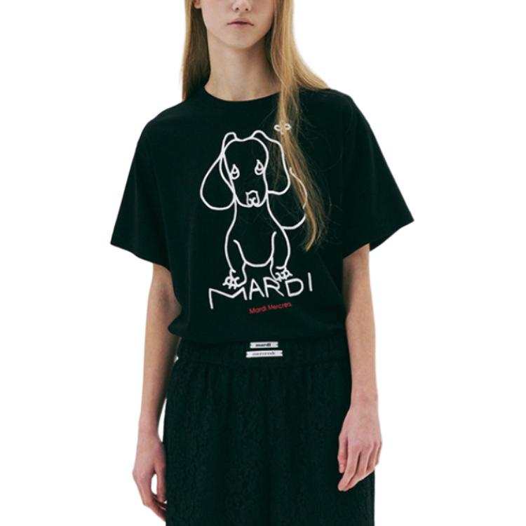 MARDI MERCREDI Maltese T Shirt Women's Black