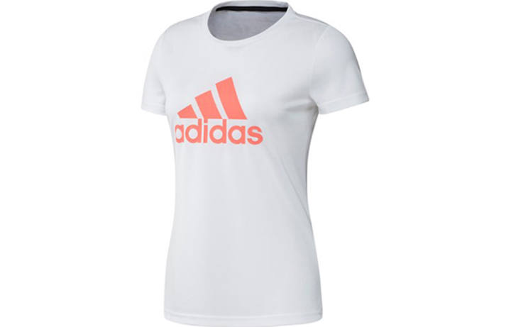 Adidas Adidas T Shirts Women's White Crew Neck Moderate
