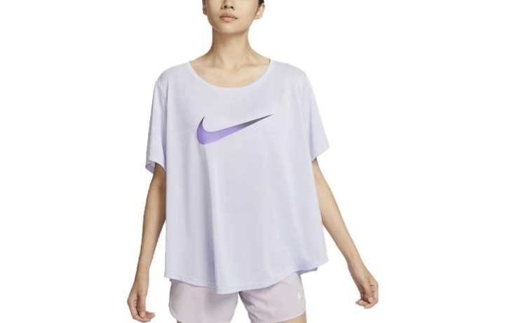 Nike Nike Drop Shoulder Sleeve Short Sleeved T Shirts Women's Light Purple