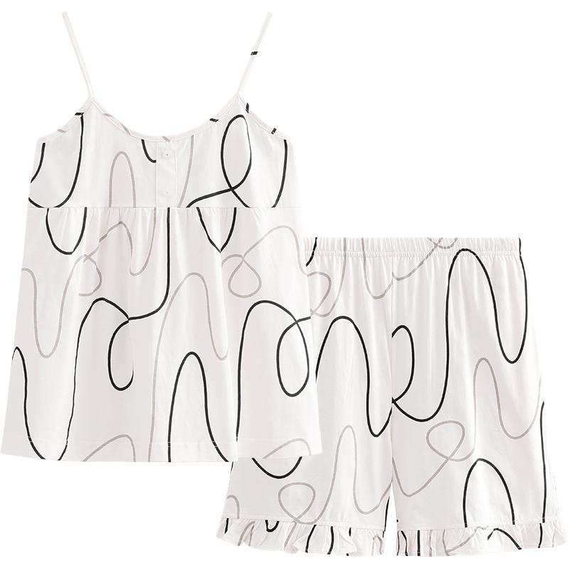 FENTENG FENTENG Pajama Set Women's Ecru