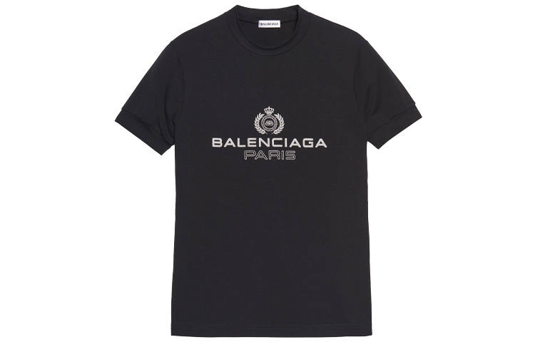 Balenciaga T Shirt Women's Black Regular Fit