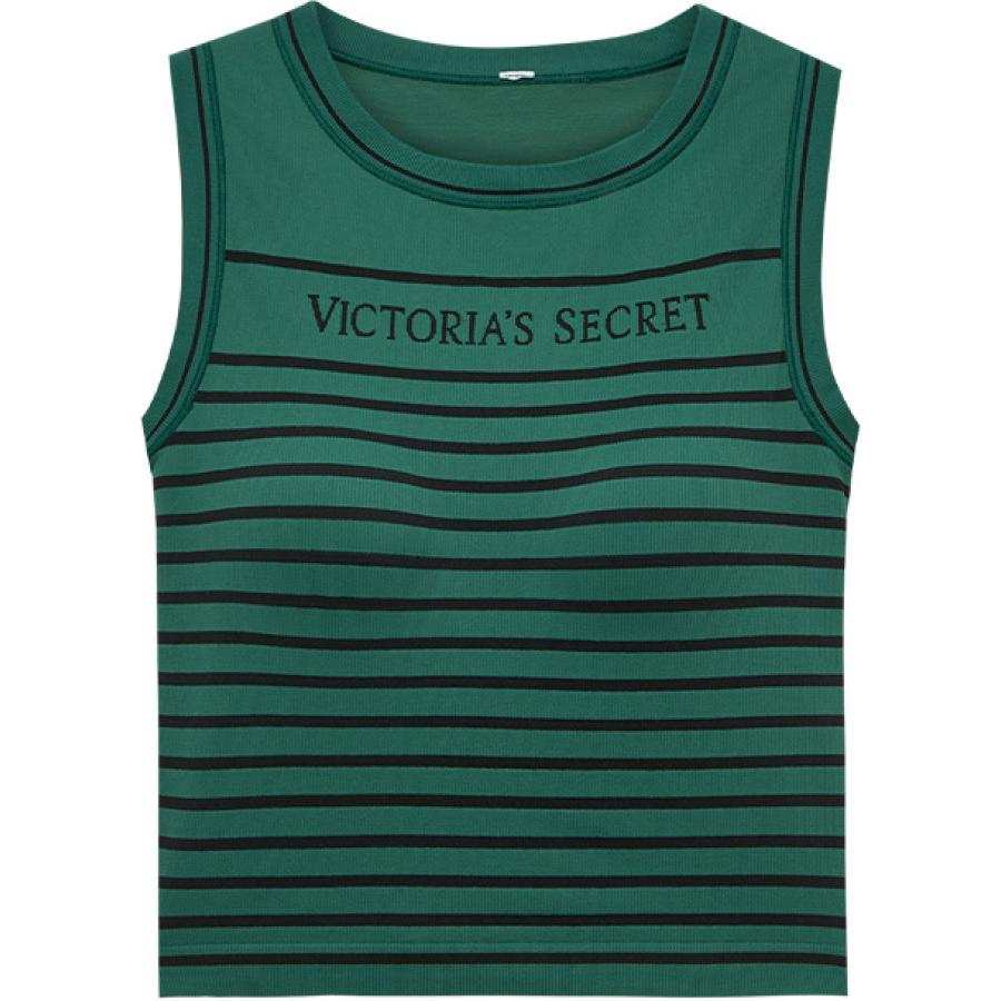 Victoria's Secret Tank Top Women's Grass Green