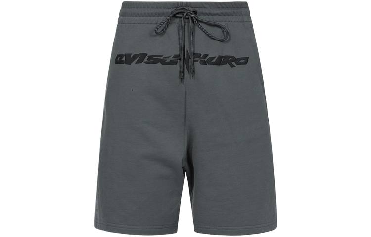 EVISU EVISU Casual Shorts Men's Charcoal Gray Moderate
