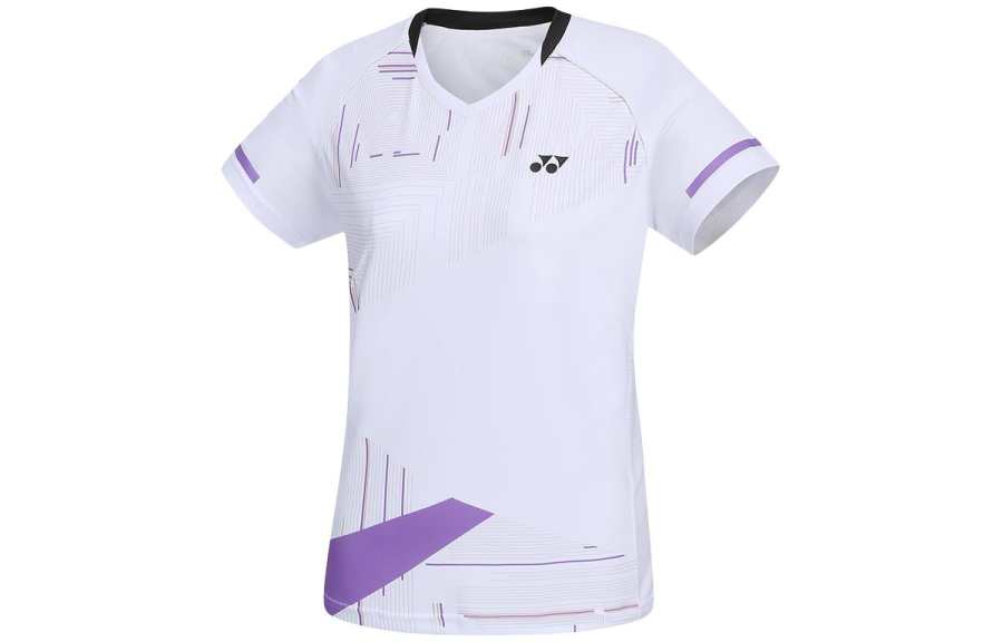 YONEX T Shirts Women's V Neck Moderate