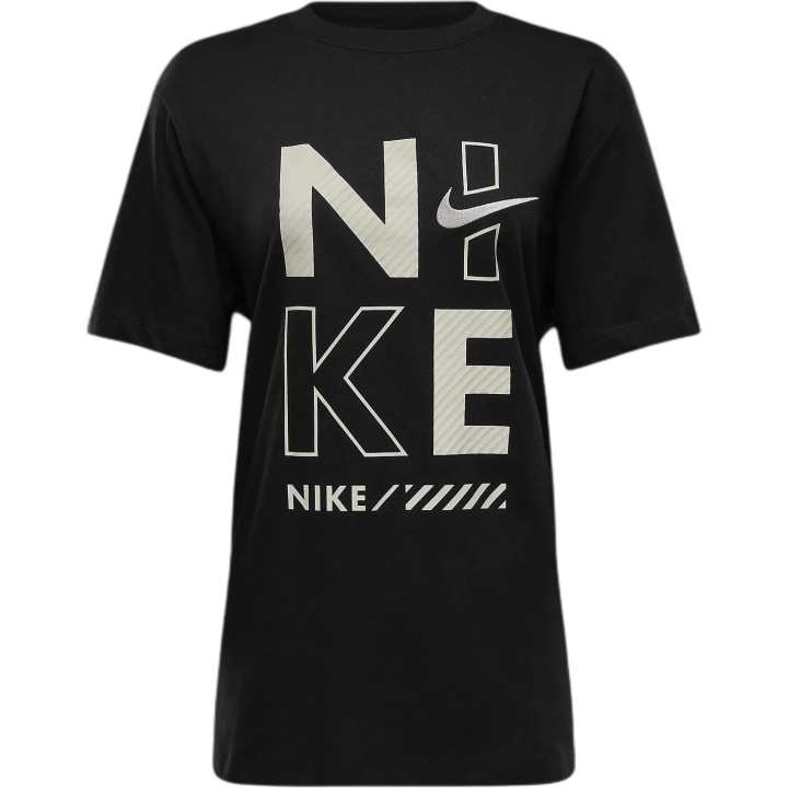 Nike Nike Sportswear Drop Shoulder Sleeve T Shirt Women's Black