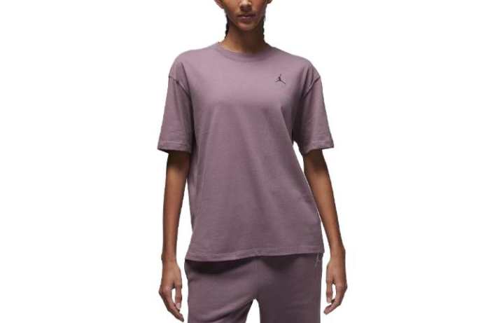 Jordan Jordan ESSENTIALS Drop Shoulder Sleeve T Shirt Women's Sky Purple