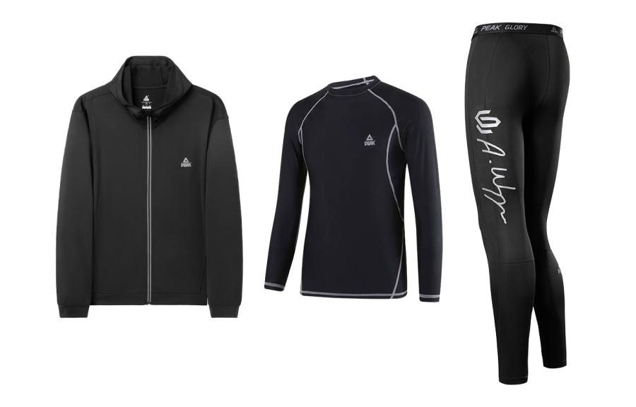 PEAK PEAK Fitness Sets Men's Crew Neck Thin