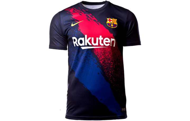 Nike Nike Barcelona Soccer Jersey Men's Black