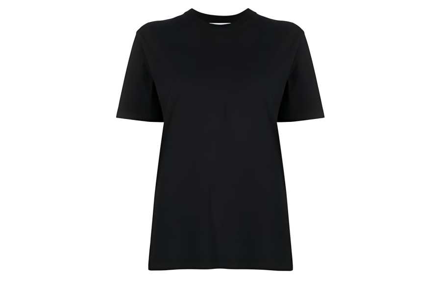 OFF-WHITE OFF WHITE SS21 T Shirts Women's Black Crew Neck Moderate