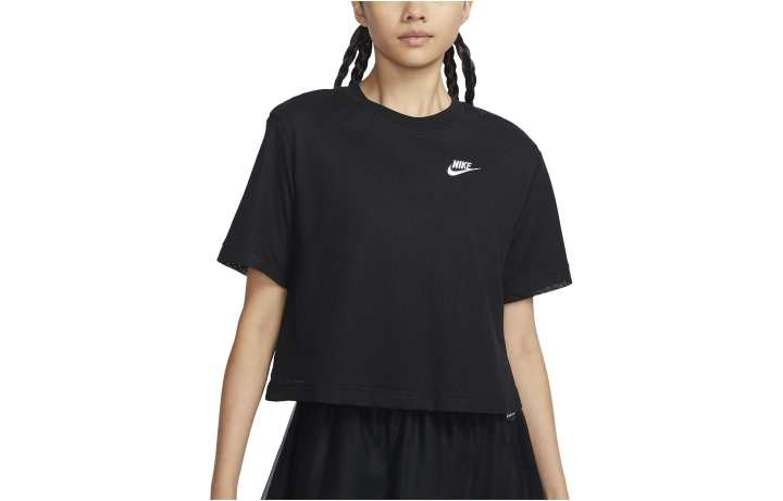 Nike Nike T Shirts Women's Black Crew Neck Moderate Other