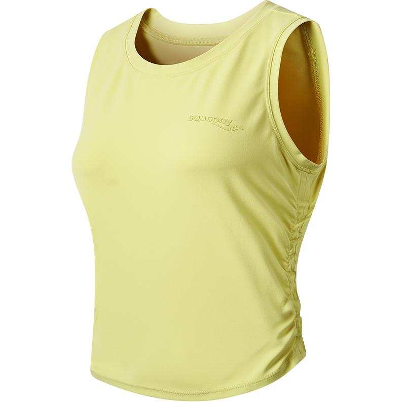 Saucony SS24 Tank Top Women's Mustard Yellow