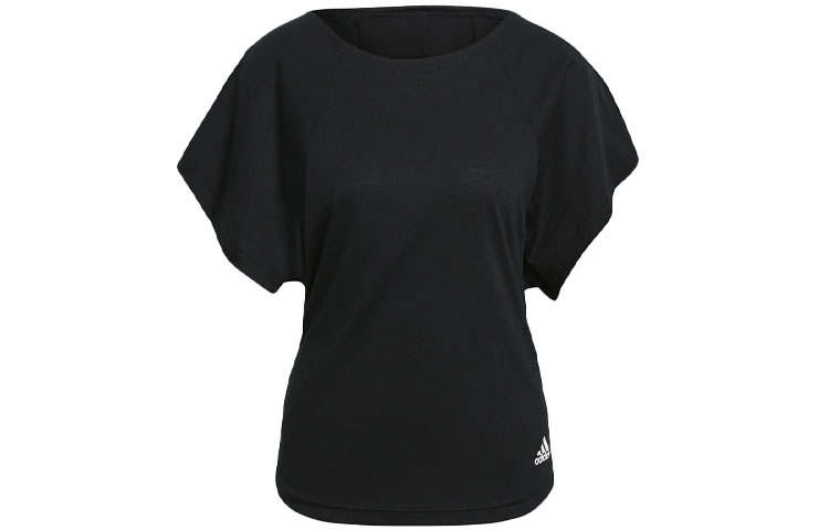 Adidas Adidas T Shirts Women's Black Crew Neck Moderate