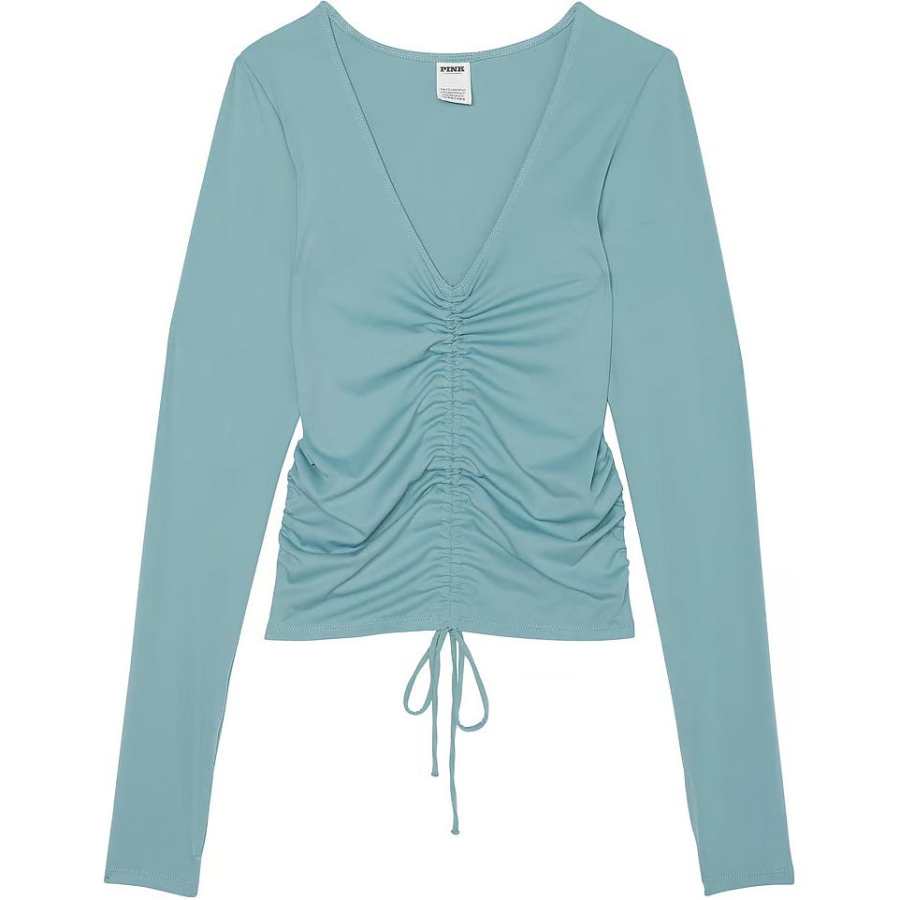 Victoria's Secret T Shirt Women's Light Blue