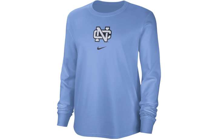 Nike Nike T Shirts Women's Blue Crew Neck Moderate Straight Fit
