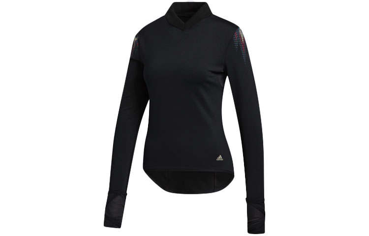 Adidas Adidas T Shirts Women's Black Stand Collar Moderate Other