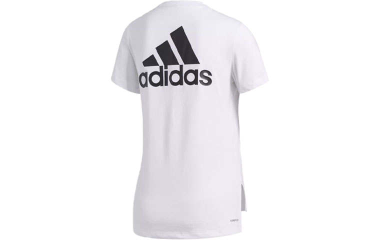 Adidas Adidas T Shirts Women's White Crew Neck Moderate Straight Fit