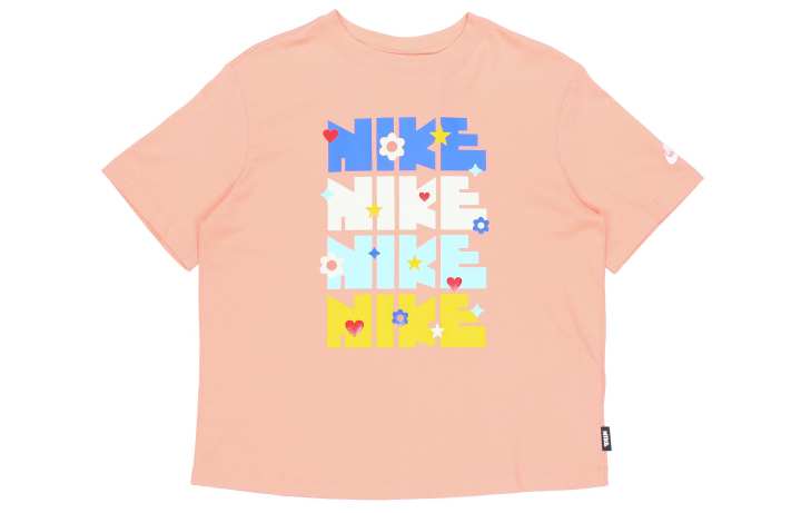 Nike Nike Drop Shoulder Sleeve T Shirt Women's Pink