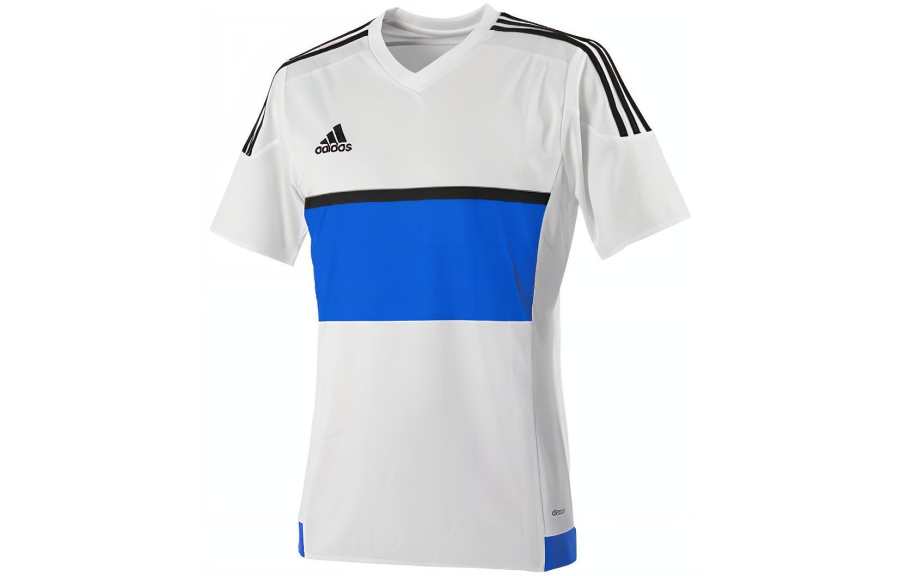 Adidas Adidas Soccer Jerseys Men's Blue Moderate Straight Fit